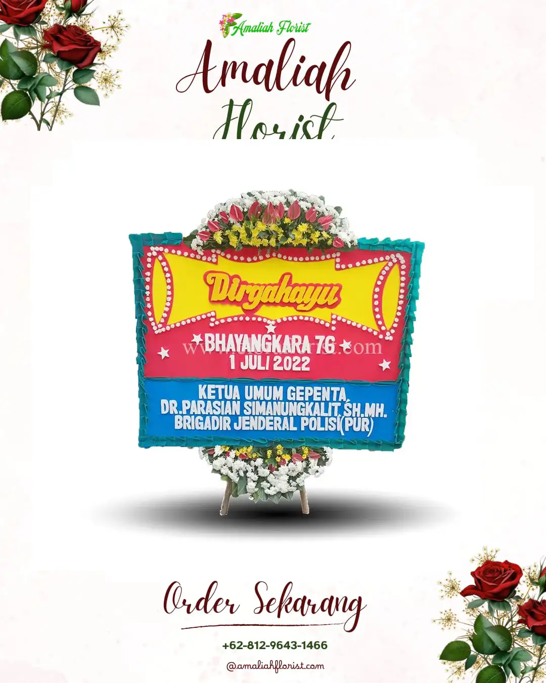 Papan Bunga HUT Ulang Tahun Mlipak